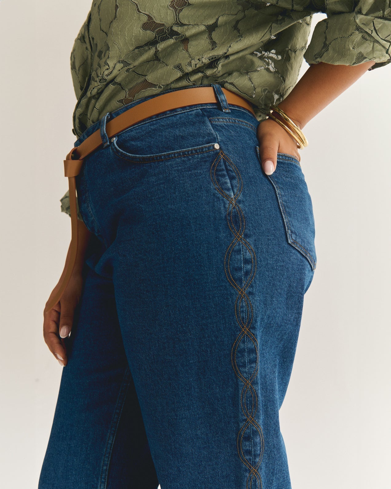 Jean Pete - Medium blue